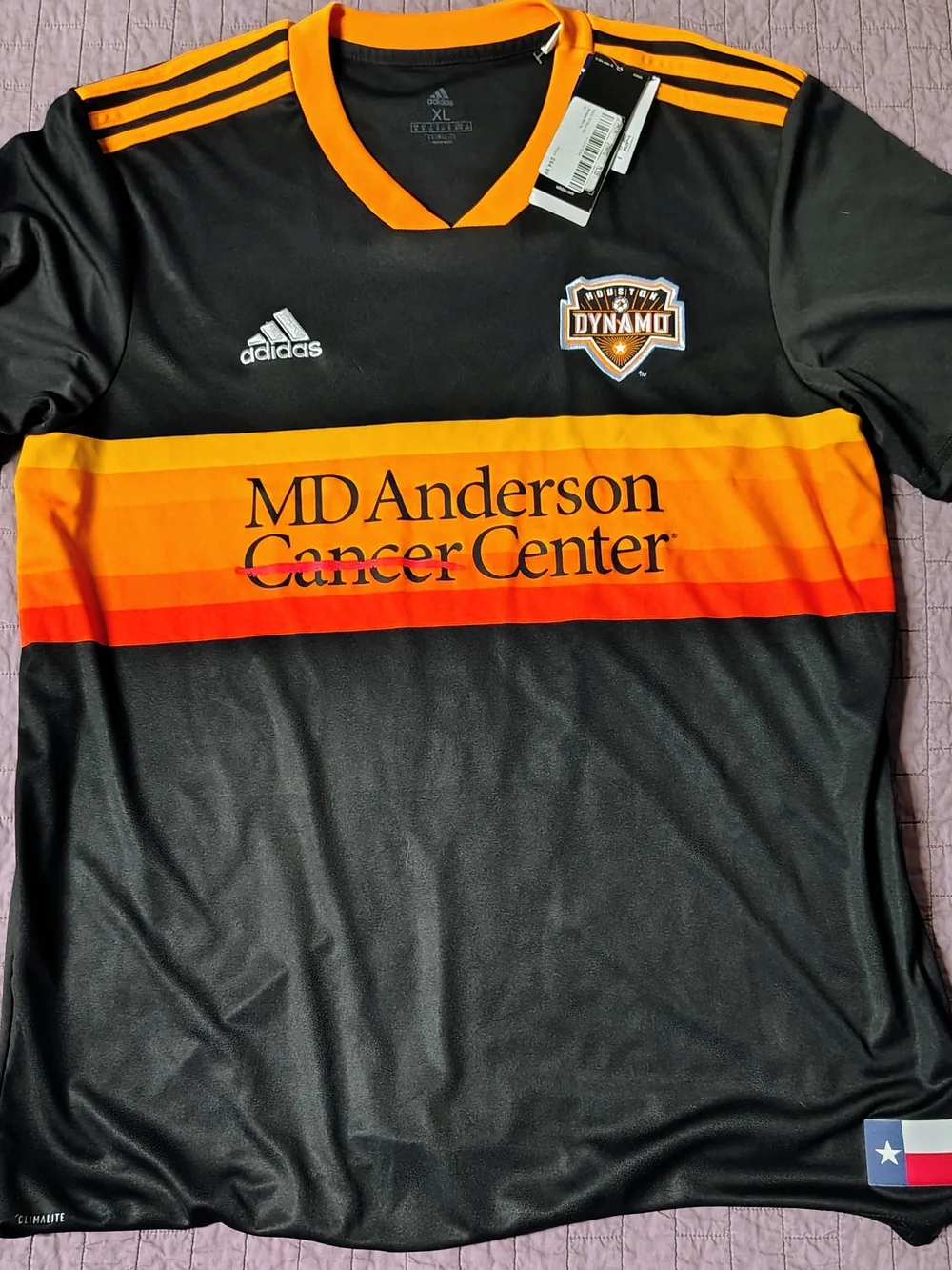 Houston Dynamo MD Anderson Soccer Jersey